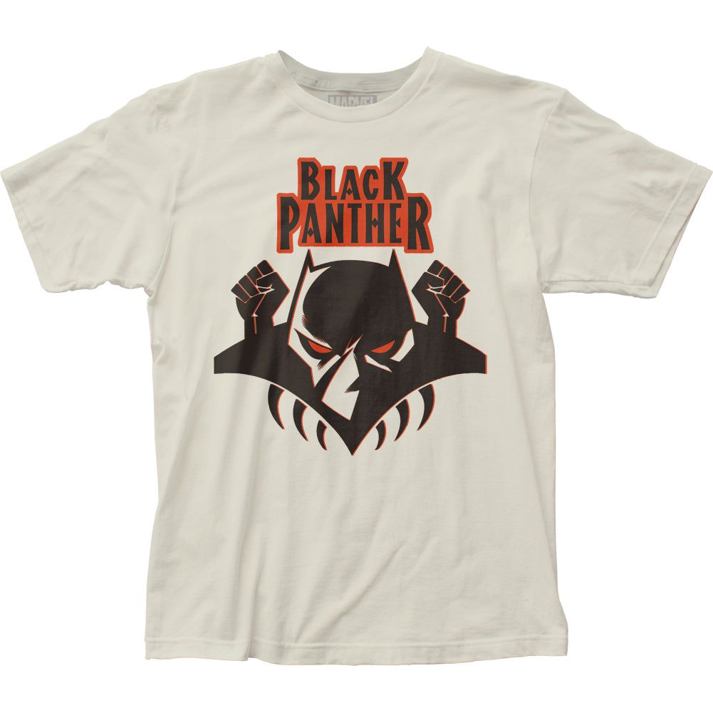 Black Panther Logo Mens T Shirt Vintage White Retro Pop Classics