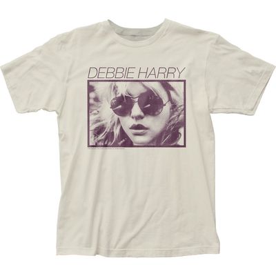 Blondie Debbie Harry Aviators Mens T Shirt Vintage White Retro Pop Classics