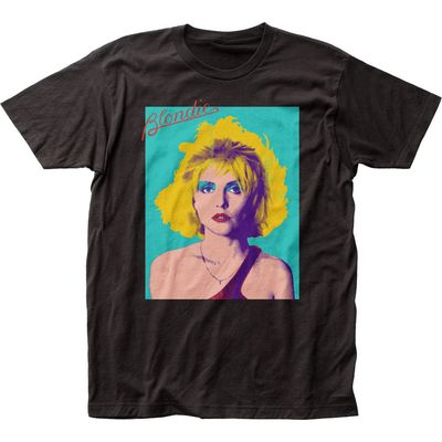 Blondie Debbie Harry Blondie Pop Art Mens T Shirt Black Retro Pop Classics