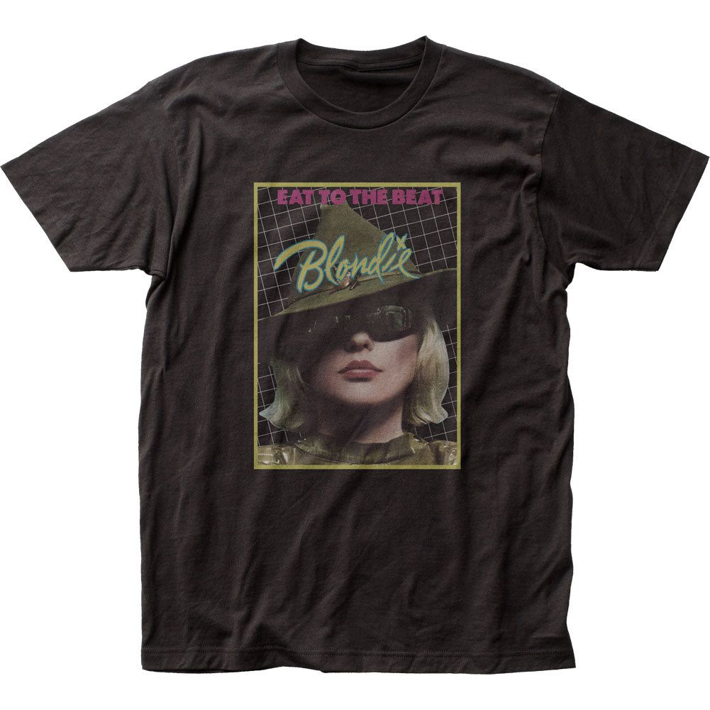 Blondie Debbie Harry Eat To The Beat Mens T Shirt Black Retro Pop Classics