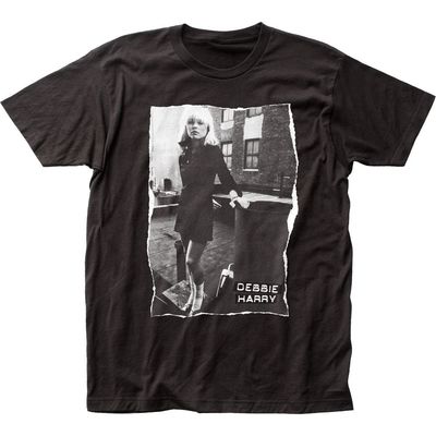 Blondie Debbie Harry Rooftop Mens T Shirt Black Retro Pop Classics