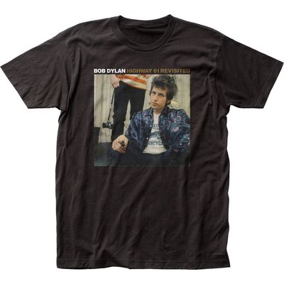 Bob Dylan Highway 61 Revisited Mens T Shirt Black Retro Pop Classics
