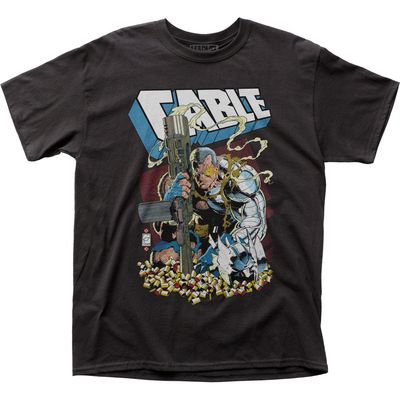 Cable Shell Casings Mens T Shirt Black Retro Pop Classics