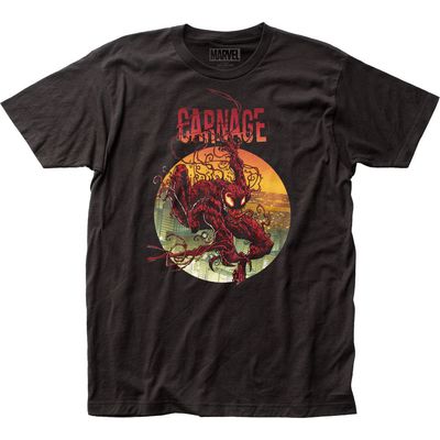 Carnage Climbing Out Mens T Shirt Black Retro Pop Classics