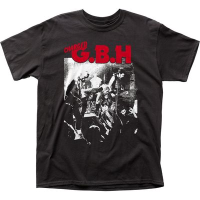 Charged C.B.H. Live Photo Mens T Shirt Black Retro Pop Classics