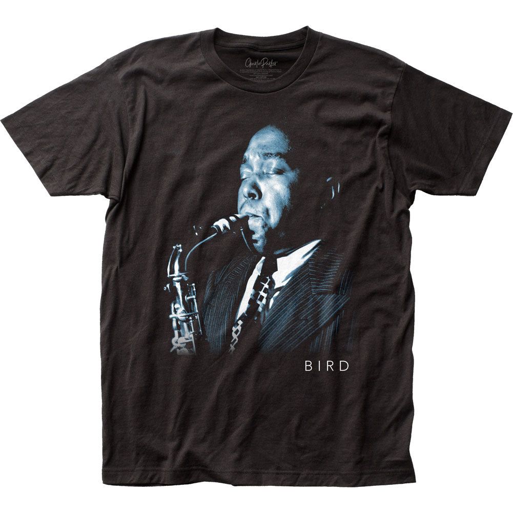 Charlie Parker Bird Mens T Shirt Black Retro Pop Classics