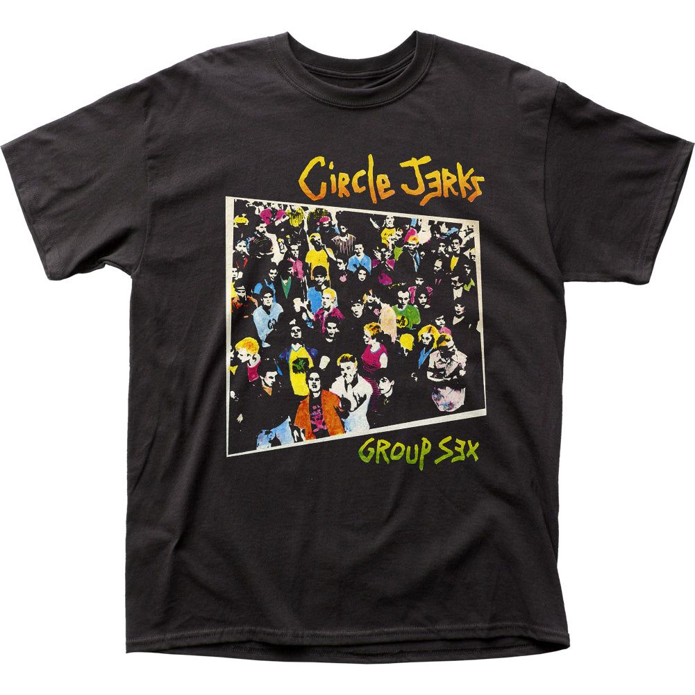 Circle Jerks Group Sex Mens T Shirt Black Retro Pop Classics