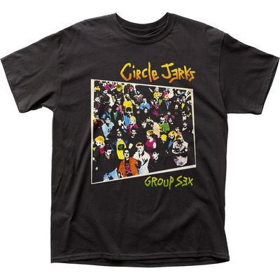 Circle Jerks Group Sex Mens T Shirt Black Retro Pop Classics