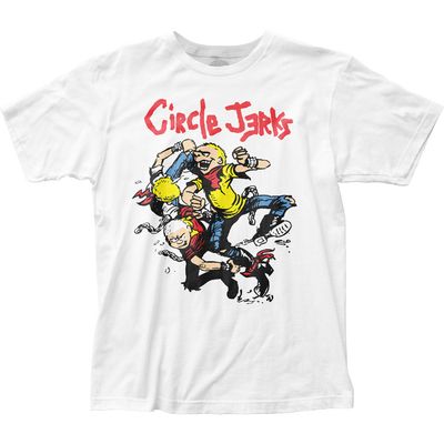 Circle Jerks Thrasher Mens T Shirt White Retro Pop Classics