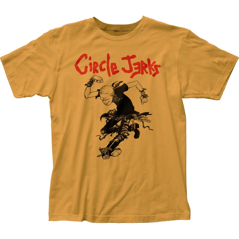 Circle Jerks Skank Man Mens T Shirt Gold Retro Pop Classics