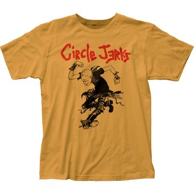 Circle Jerks Skank Man Mens T Shirt Gold Retro Pop Classics