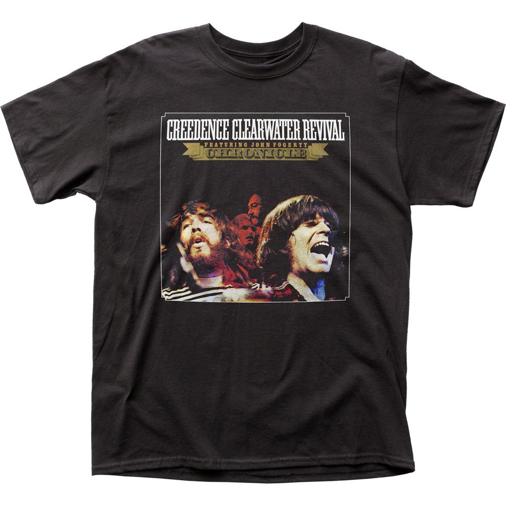 Creedence Clearwater Revival Chronicle Mens T Shirt Black Retro Pop Classics