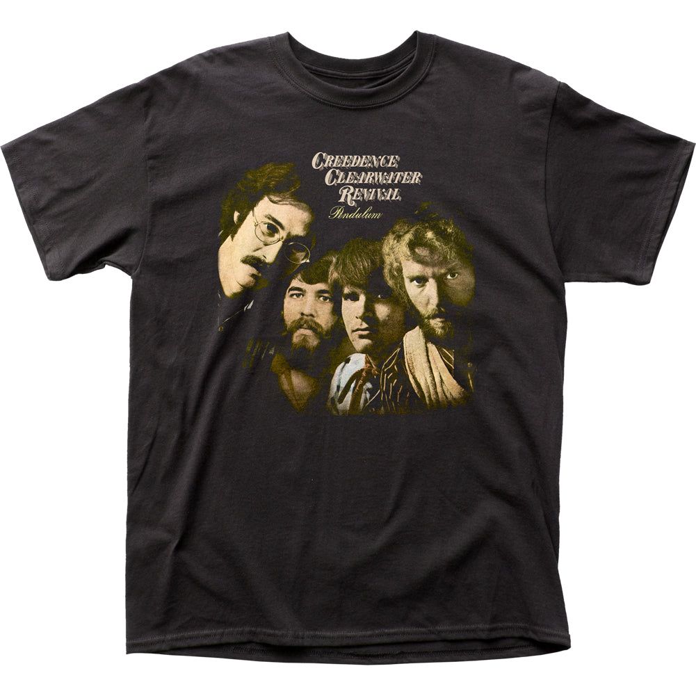 Creedence Clearwater Revival Pendulum Mens T Shirt Black Retro Pop Classics