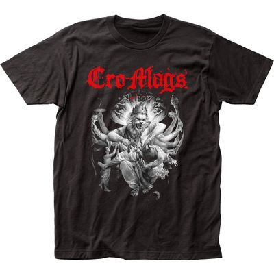 Cro-Mags Best Wishes Mens T Shirt Black Retro Pop Classics
