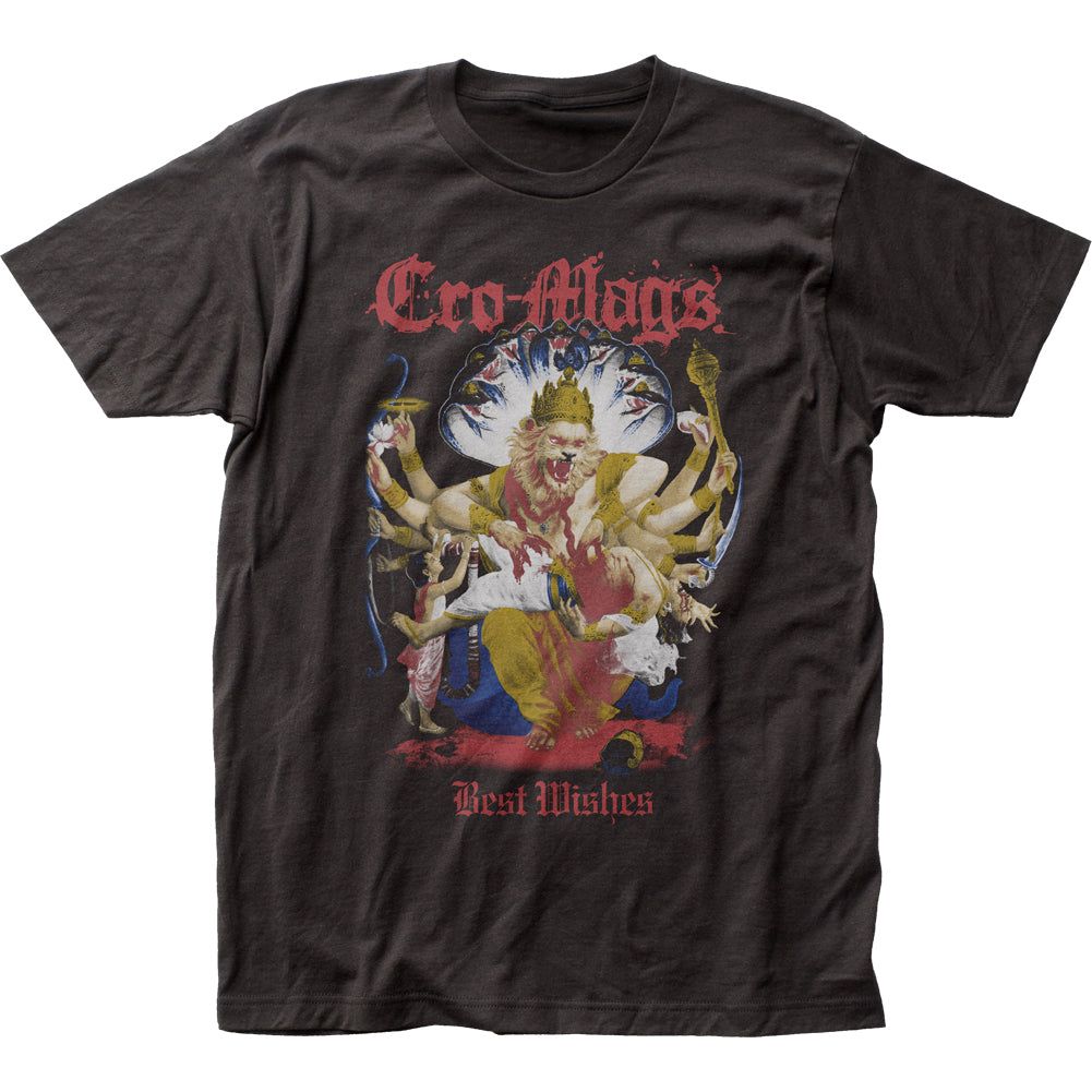 Cro-Mags Down But Not Out Mens T Shirt Black Retro Pop Classics