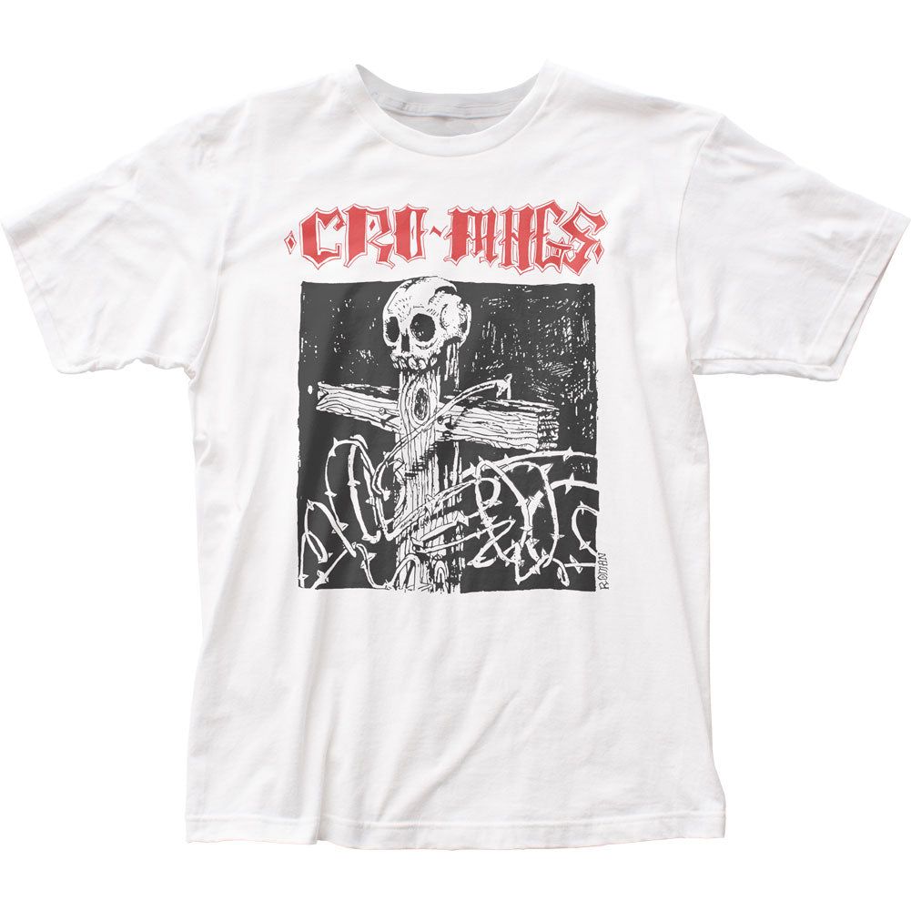 Cro-Mags Cross and Thorns Mens T Shirt White Retro Pop Classics