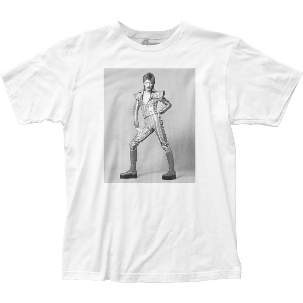 David Bowie Personality Portrait 1 Mens T Shirt White Retro Pop Classics