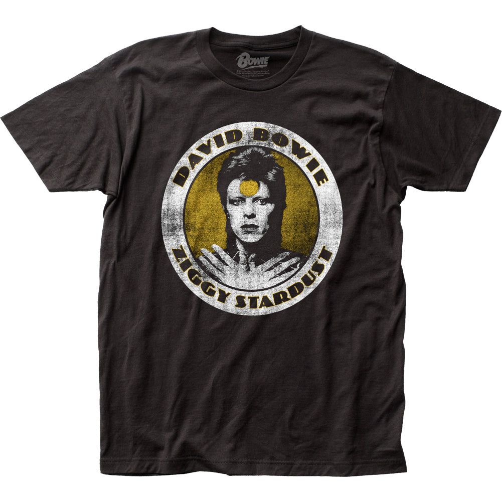 David Bowie Ziggy Stardust Mens T Shirt Black Retro Pop Classics