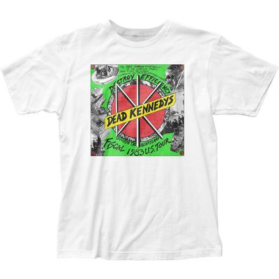 Dead Kennedys Destroy Efficiency Mens T Shirt White Retro Pop Classics