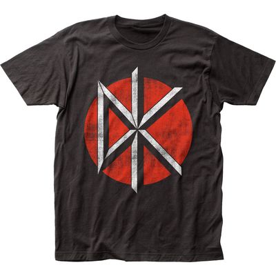 Dead Kennedys Distressed Logo Mens T Shirt Black Retro Pop Classics