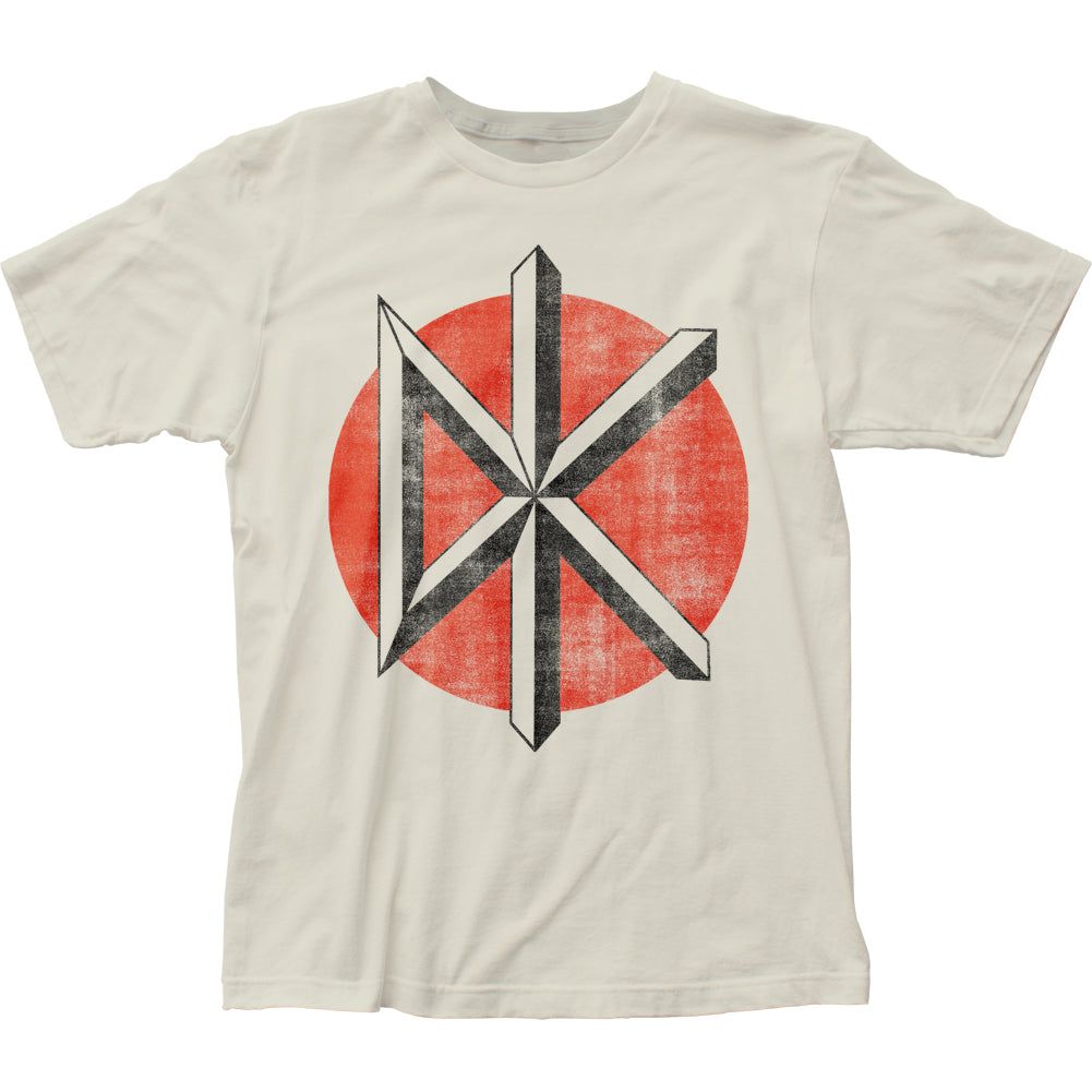 Dead Kennedys Distressed Logo Mens T Shirt Vintage White Retro Pop Classics