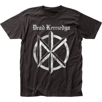 Dead Kennedys Distressed Old English Logo Mens T Shirt Black Retro Pop Classics