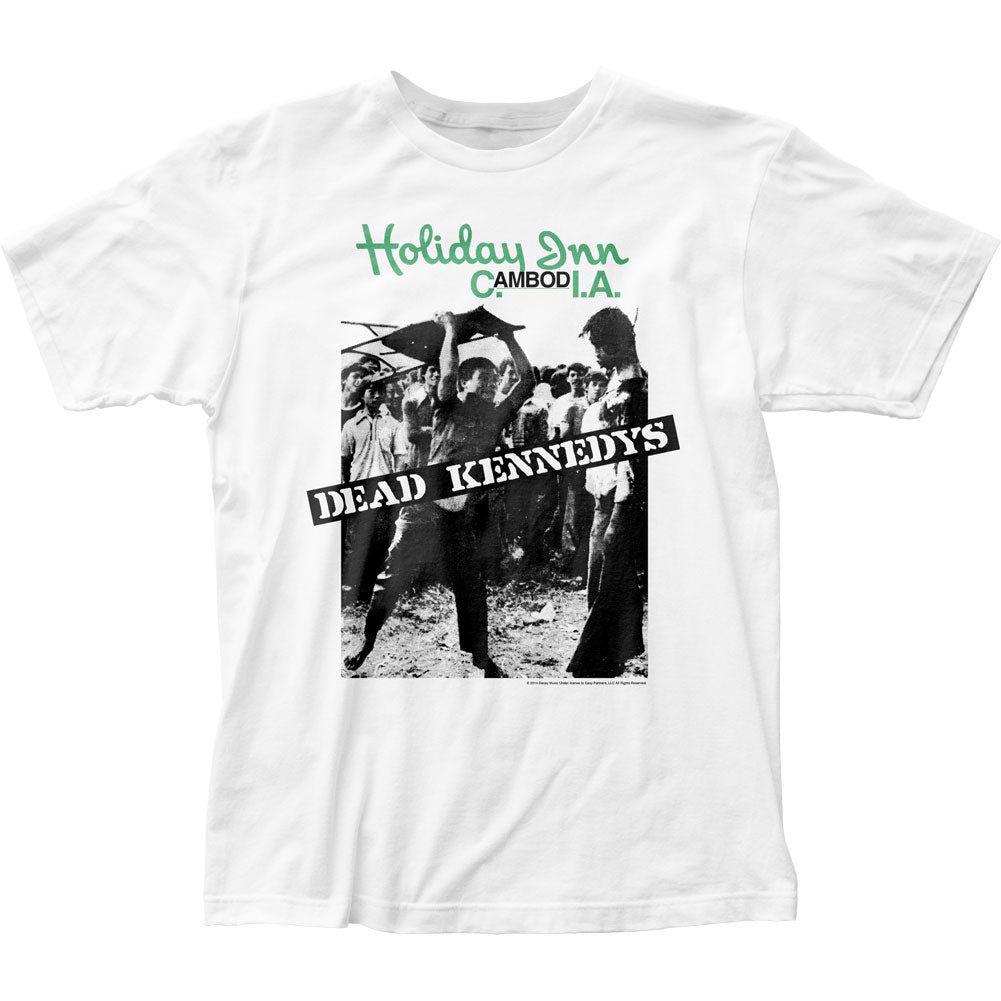 Dead Kennedys Holiday In Cambodia Mens T Shirt White Retro Pop Classics