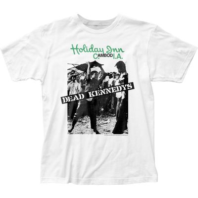 Dead Kennedys Holiday In Cambodia Mens T Shirt White Retro Pop Classics