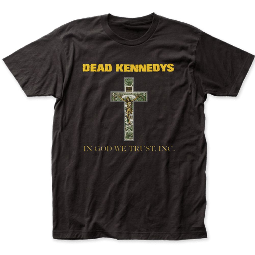Dead Kennedys In God We Trust Cross Mens T Shirt Black Retro Pop Classics