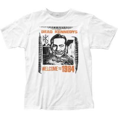 Dead Kennedys Welcome to 1984 Mens T Shirt White Retro Pop Classics