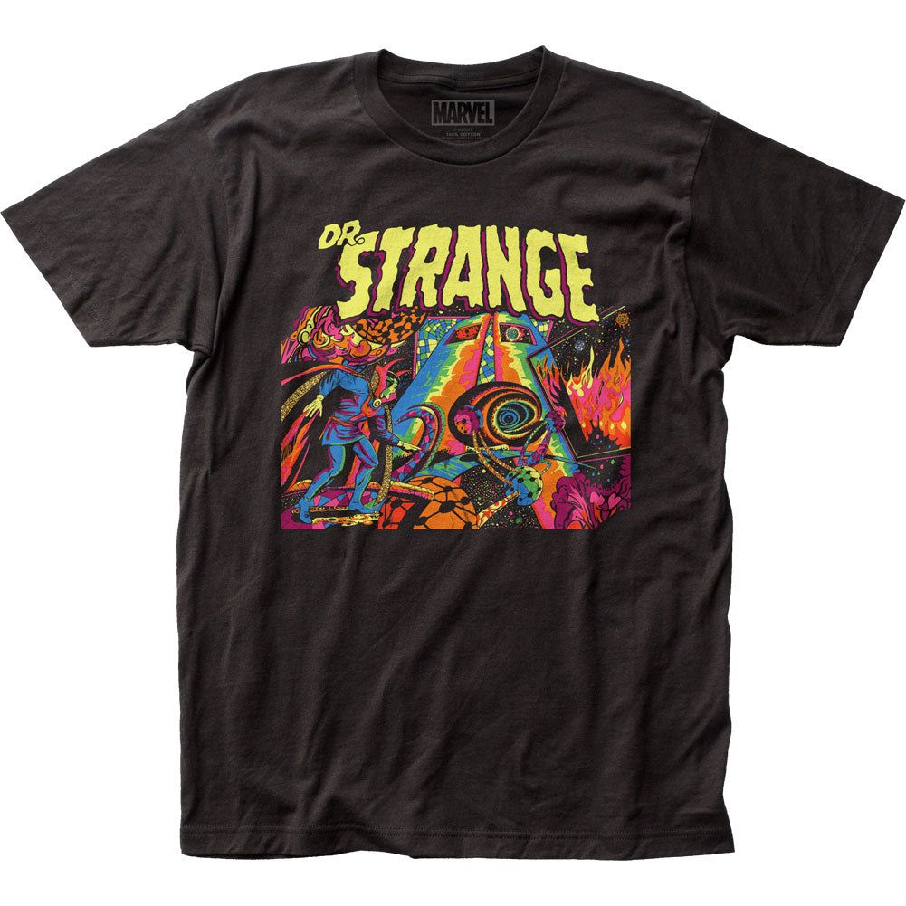 Dr. Strange Mens T Shirt Black Retro Pop Classics
