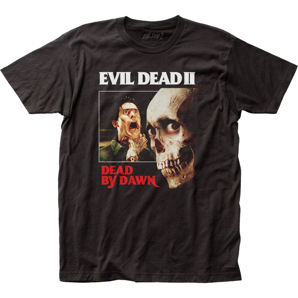 Evil Dead 2 Dual Title Mens T Shirt Black Retro Pop Classics