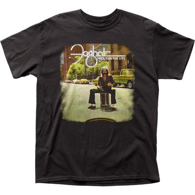 Foghat Fool for The City Mens T Shirt Black Retro Pop Classics