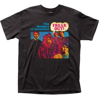 Frank Zappa Freak Out! Mens T Shirt Black Retro Pop Classics