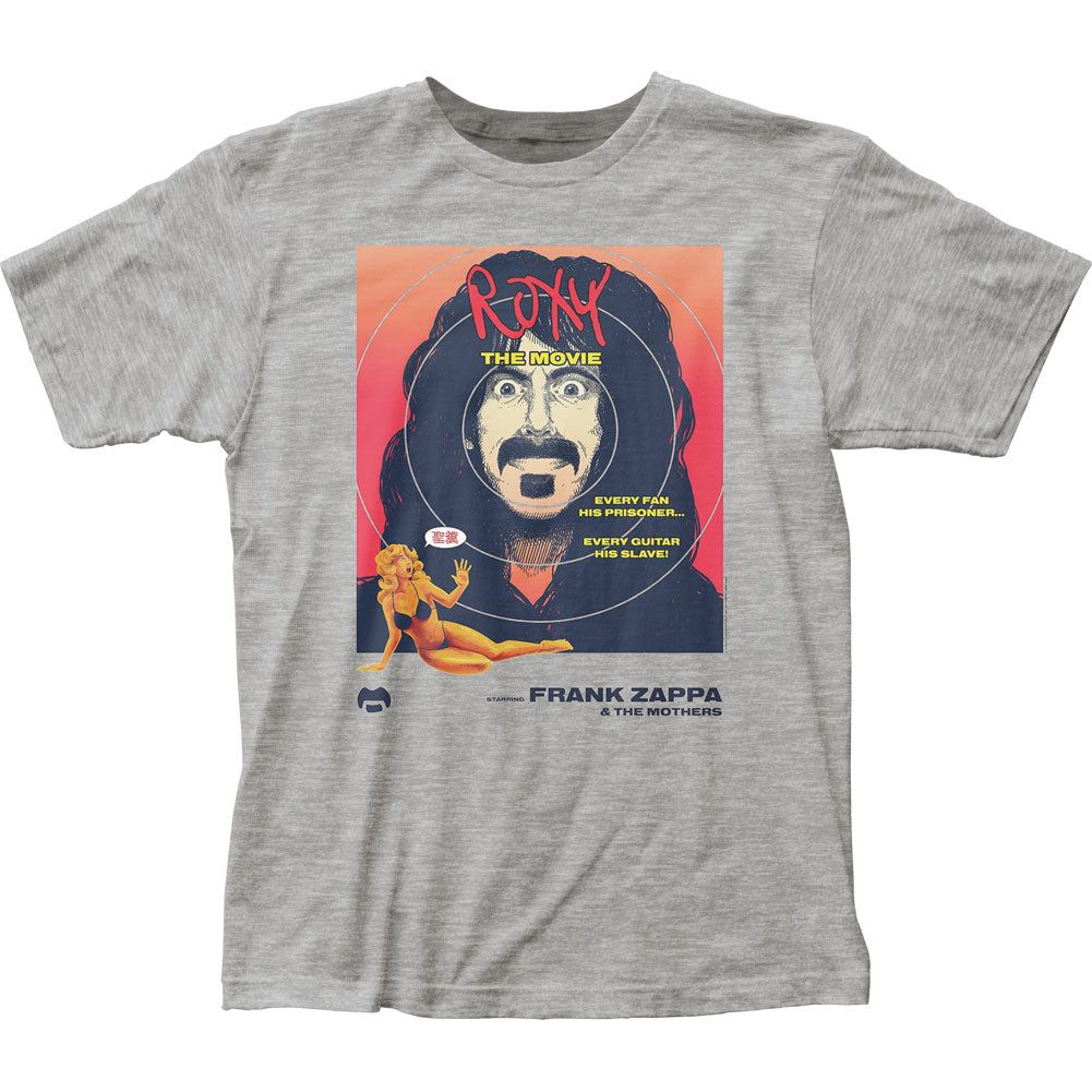 Frank Zappa Roxy Mens T Shirt Sport Grey Retro Pop Classics