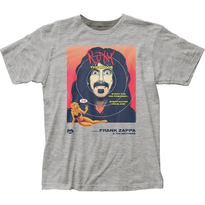 Frank Zappa Roxy Mens T Shirt Sport Grey Retro Pop Classics