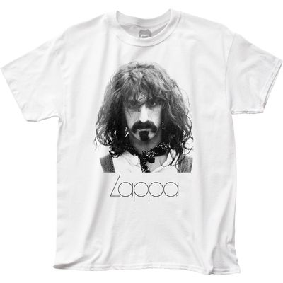 Frank Zappa Zapped Mens T Shirt White Retro Pop Classics