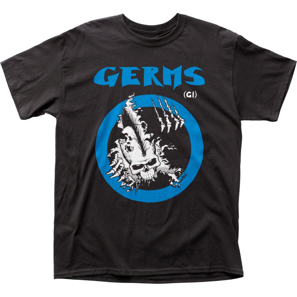 Germs G.I. Skull Mens T Shirt Black Retro Pop Classics