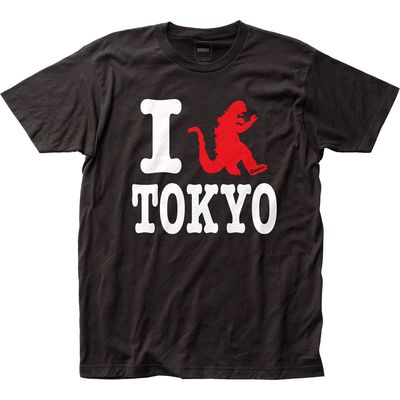 Godzilla I Godzilla Tokyo Mens T Shirt Black Retro Pop Classics