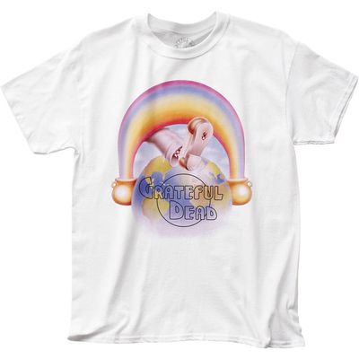 Grateful Dead Europe ’72 Mens T Shirt White Retro Pop Classics