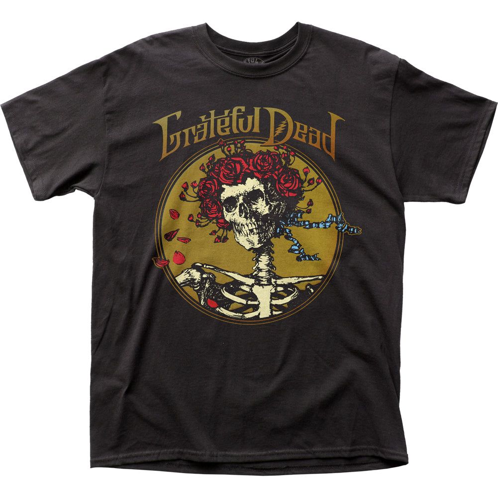 Grateful Dead Grateful Skull Mens T Shirt Black Retro Pop Classics