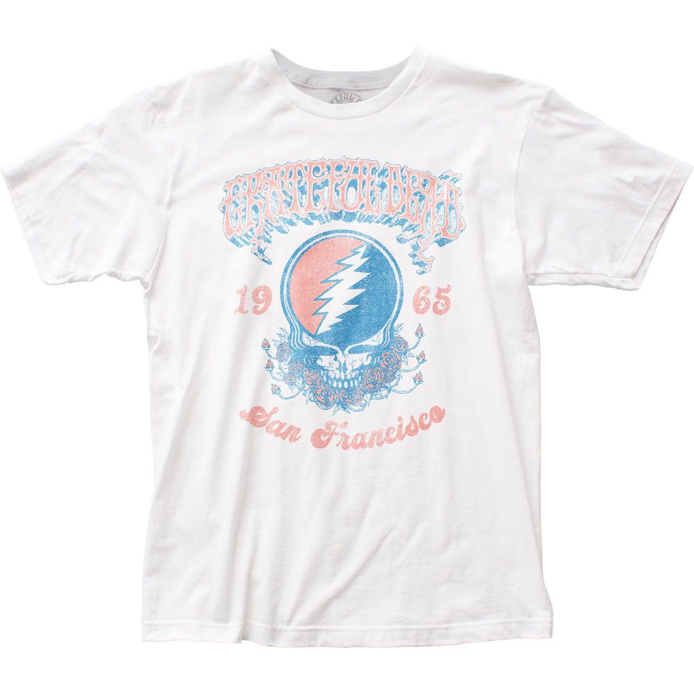 Grateful Dead San Francisco 1965 Mens T Shirt White Retro Pop Classics