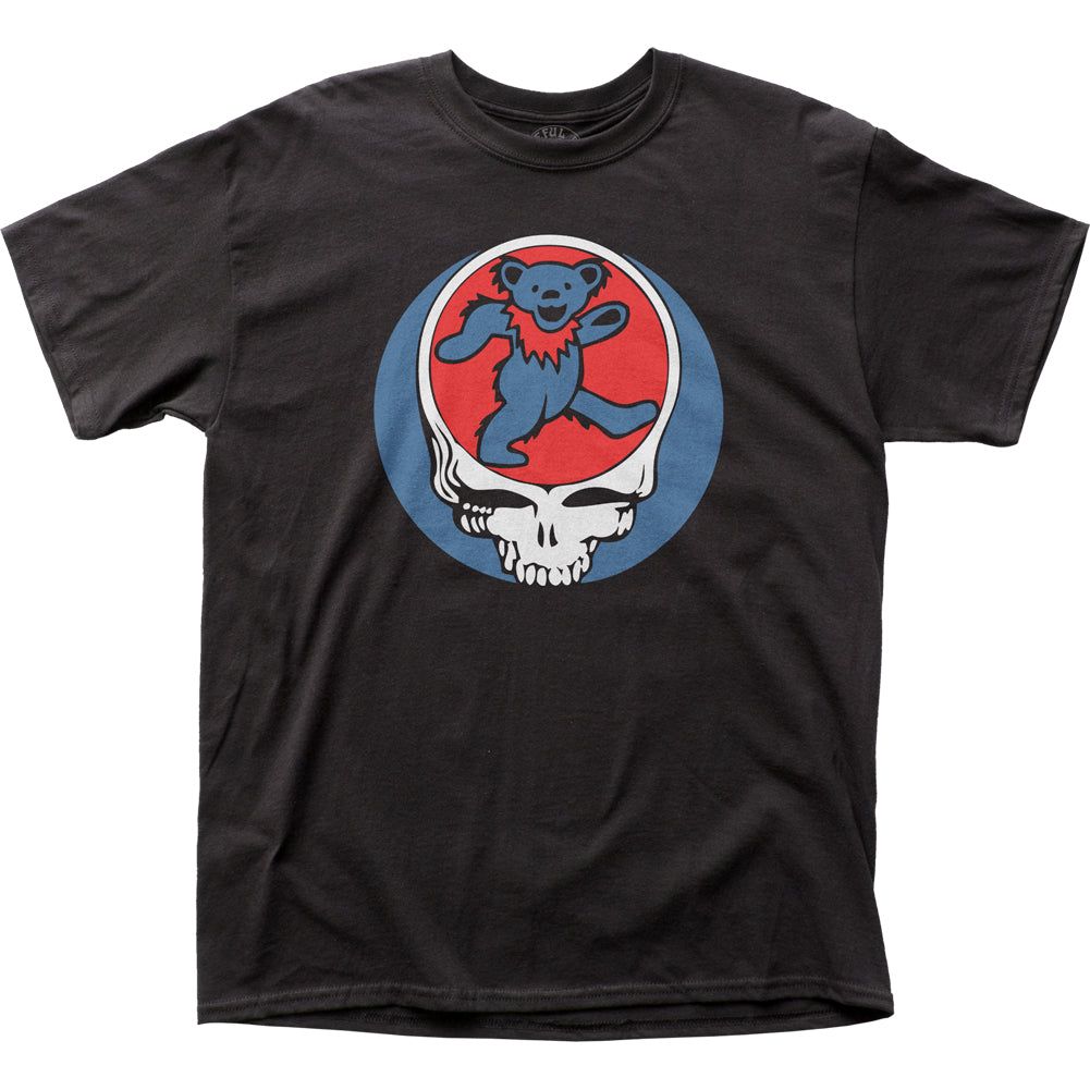 Grateful Dead Steal Your Bear Mens T Shirt Black Retro Pop Classics