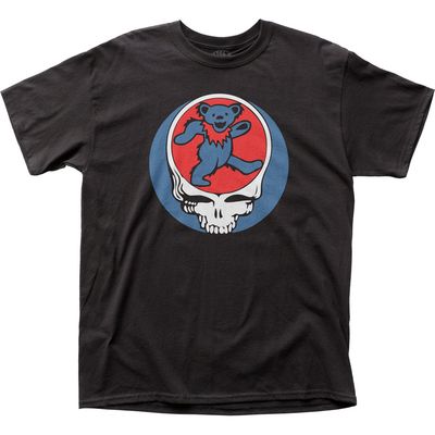 Grateful Dead Steal Your Bear Mens T Shirt Black Retro Pop Classics