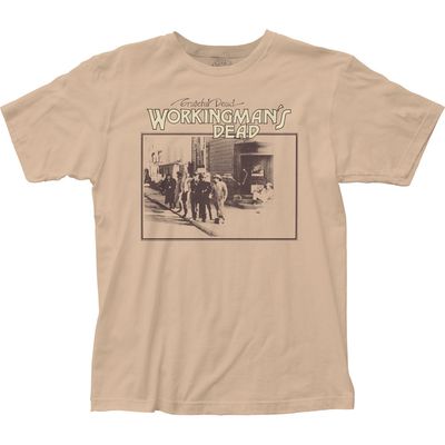 Grateful Dead Workingman’s Dead Mens T Shirt Sand Retro Pop Classics