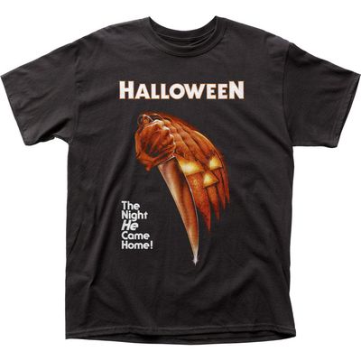 Halloween Night He Came Home Mens T Shirt Black Retro Pop Classics
