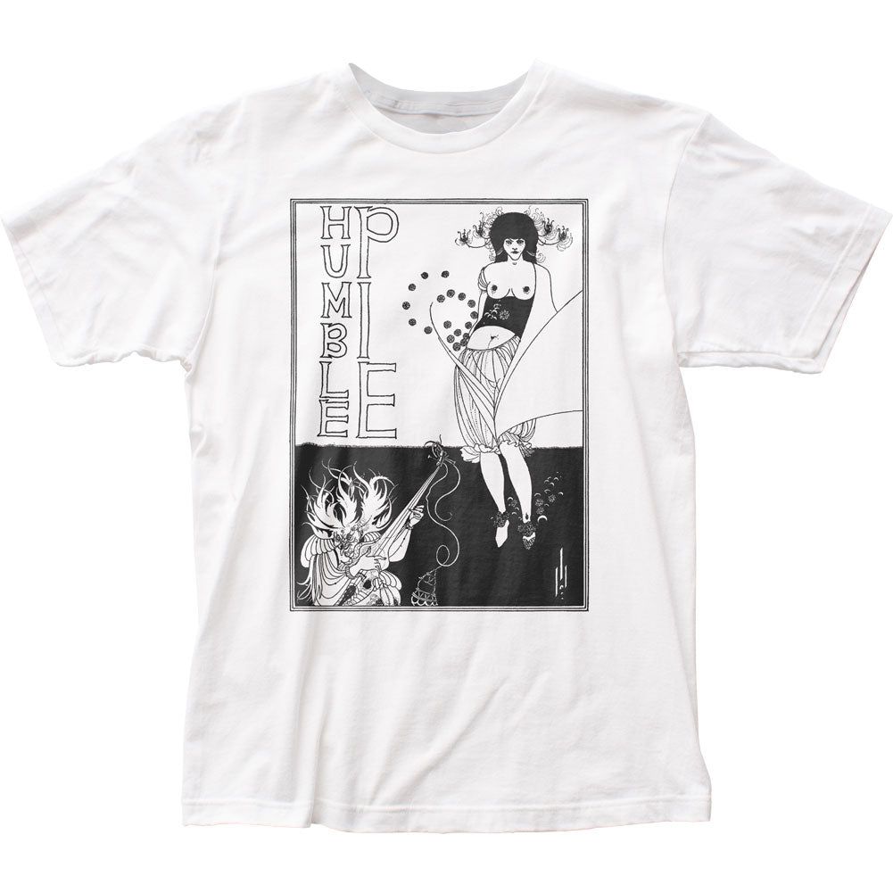 Humble Pie Aubrey Beardsley Mens T Shirt White Retro Pop Classics