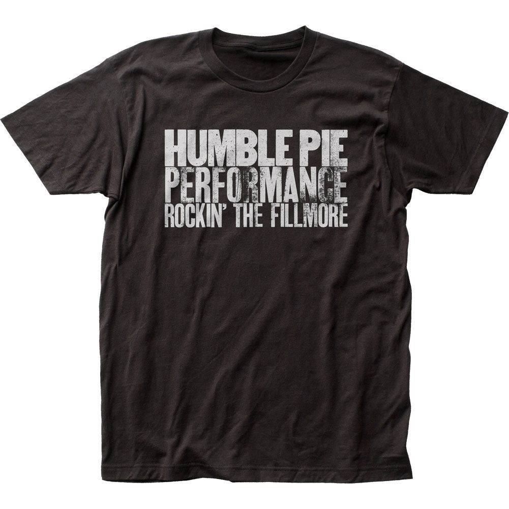 Humble Pie Rockin the Filmore Mens T Shirt Black Retro Pop Classics