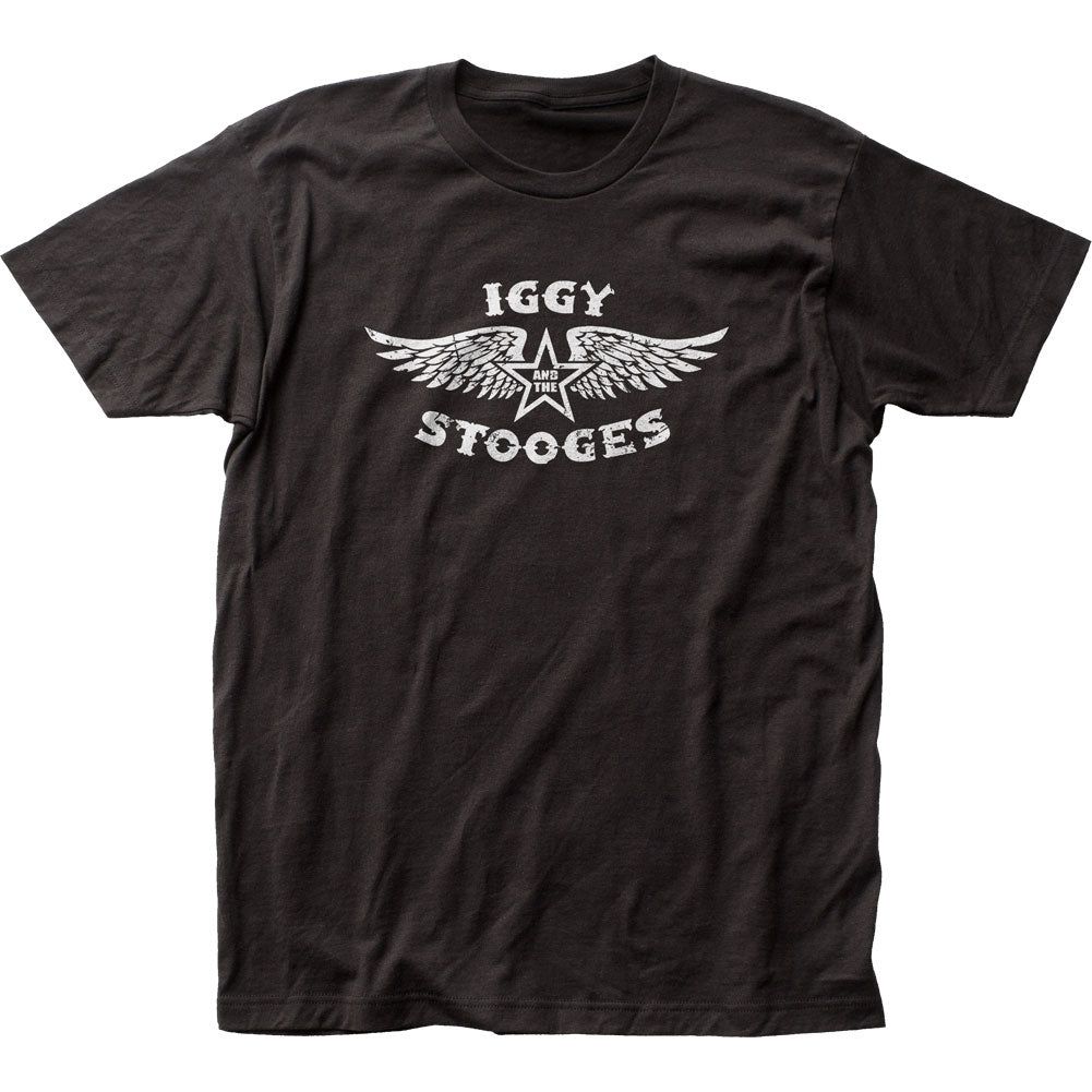 Iggy Pop Iggy &amp; The Stooges Mens T Shirt Black Retro Pop Classics