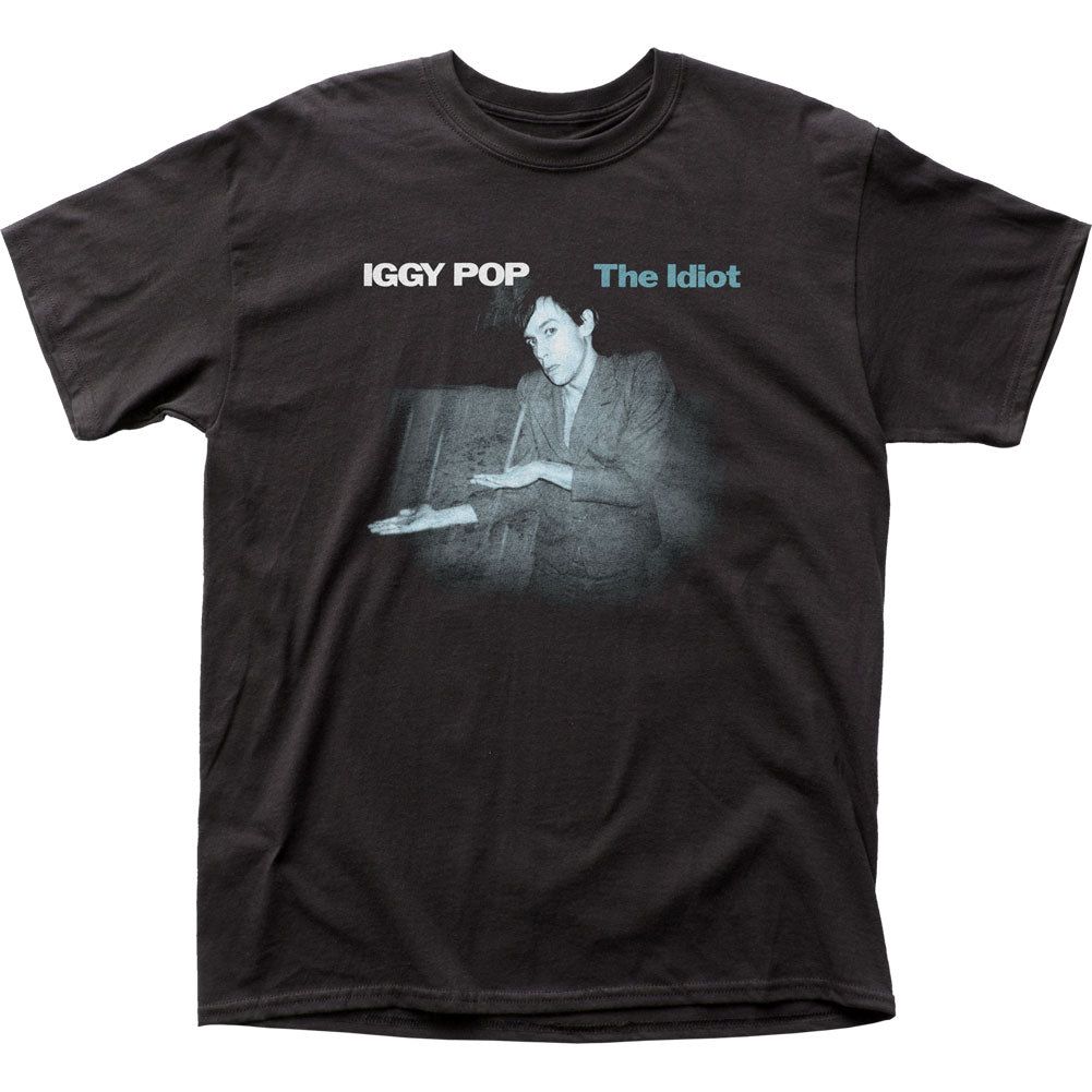 Iggy Pop The Idiot Mens T Shirt Black Retro Pop Classics
